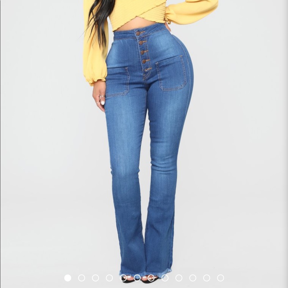 Bell bottom jeans